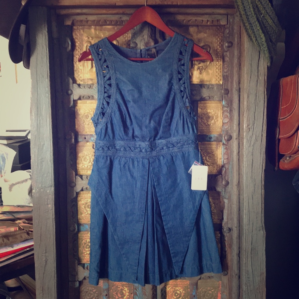 Free People NWT Jean dress.
